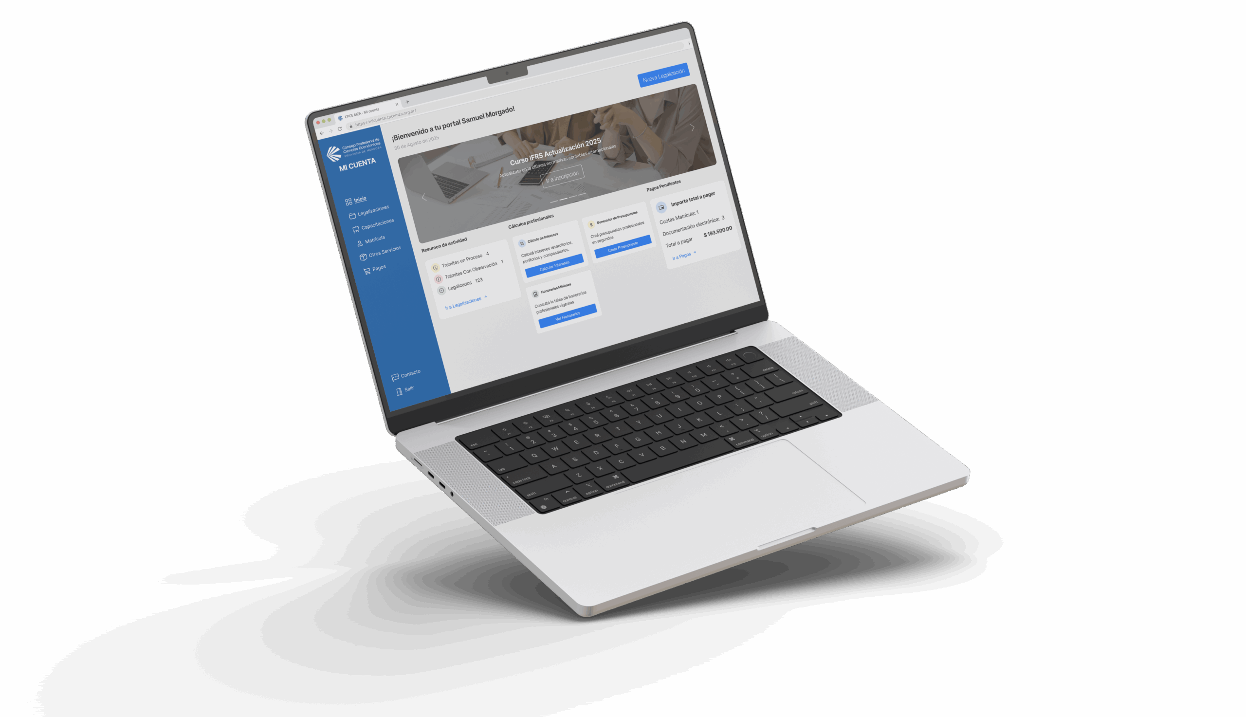 CPCEMZA dashboard mockup Diego Bogotá UX Lead dashboard CPCEMZA case stydu